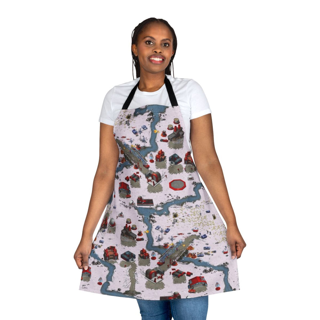 Red Alert Remastered inspired apron for gaming and cooking enthusiasts