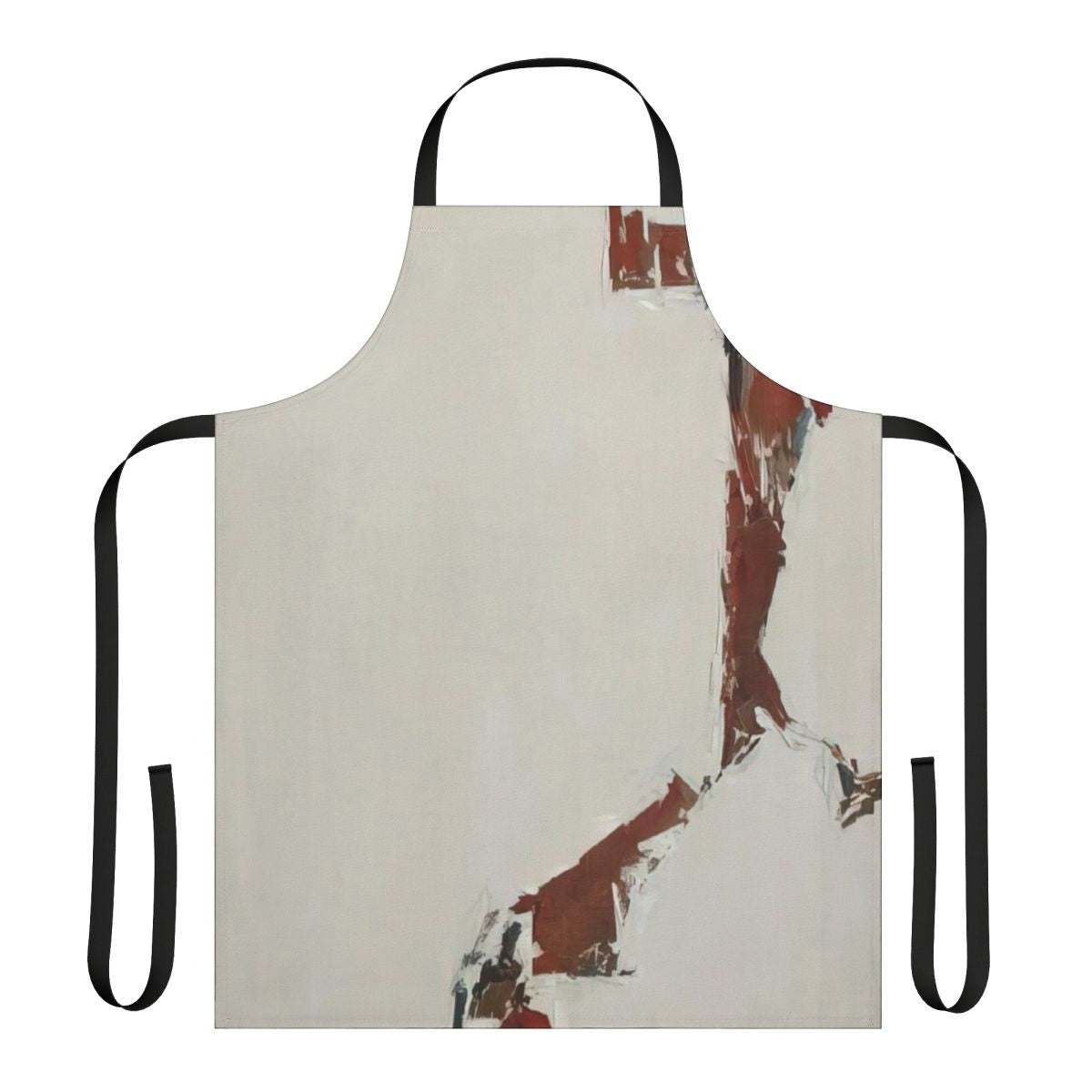 Impressionist-style apron featuring abstract design inspired by guitar virtuoso Martin Barre of the progressive rock band Jethro Tull