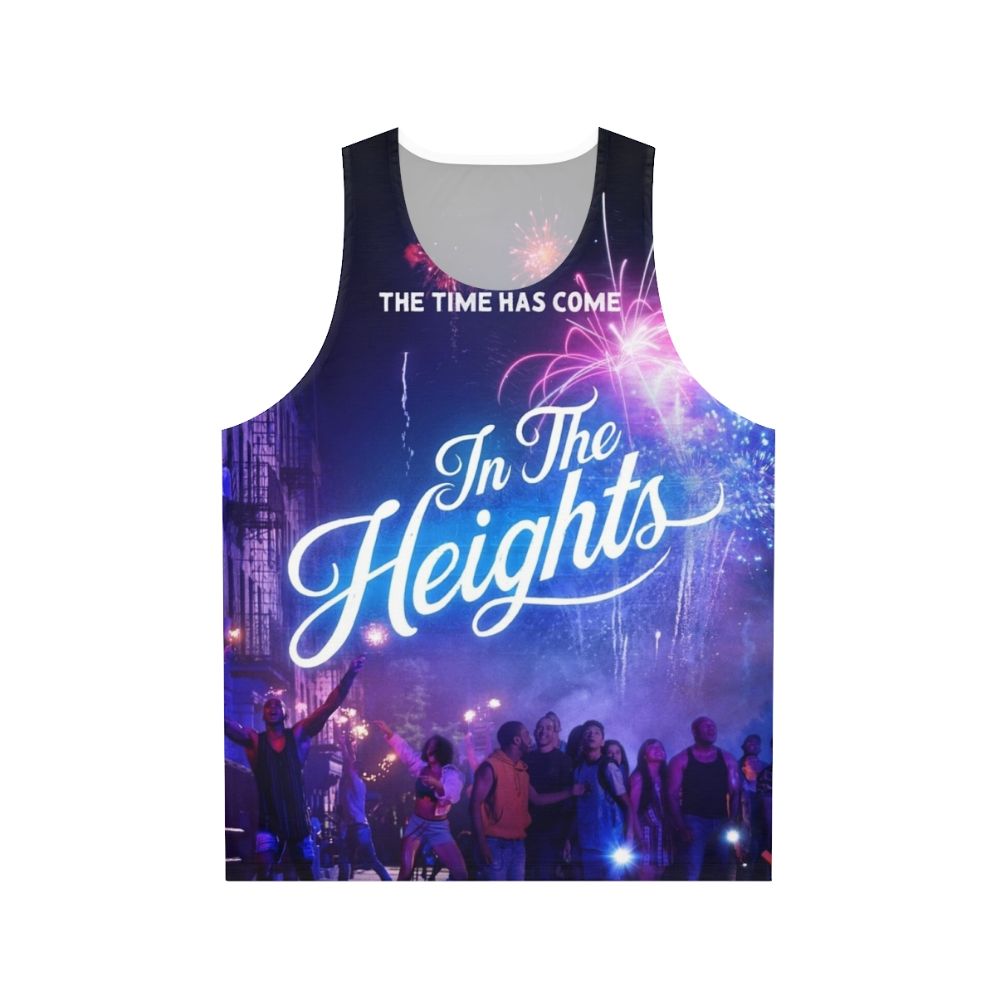 In The Heights Unisex Tank Top with Broadway Musical Graphic