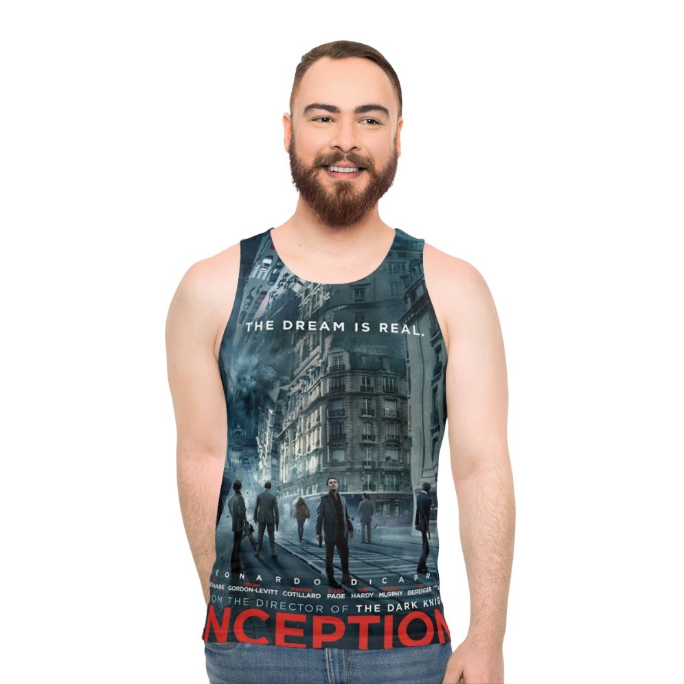 Unisex tank top inspired by the movie Inception