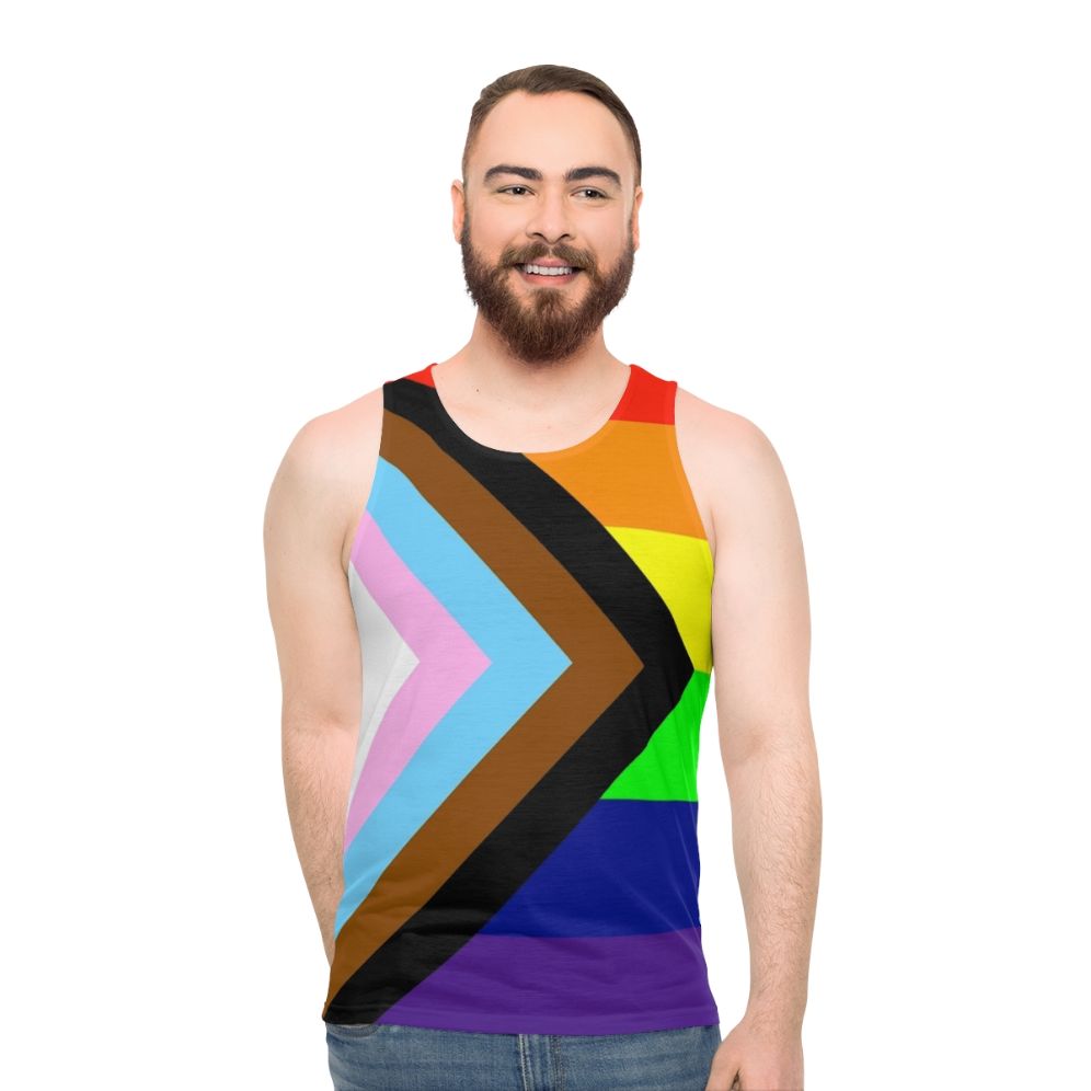 Unisex Inclusive Progress Pride Flag Tank Top
