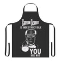 Indestructible hero inspired apron with sci-fi and superhero designs