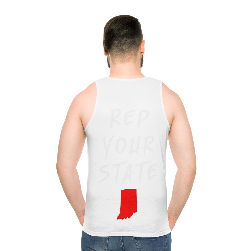 Indiana state pride unisex tank top