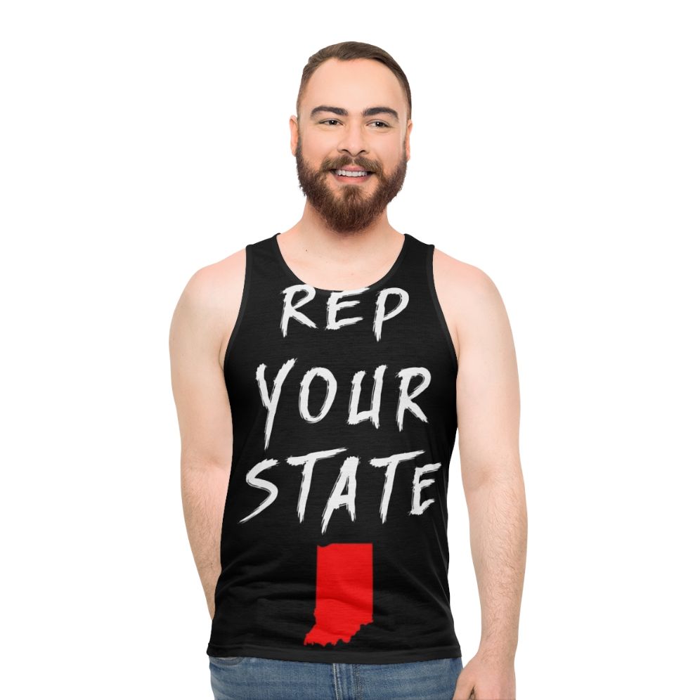 Indiana State Pride Unisex Tank Top