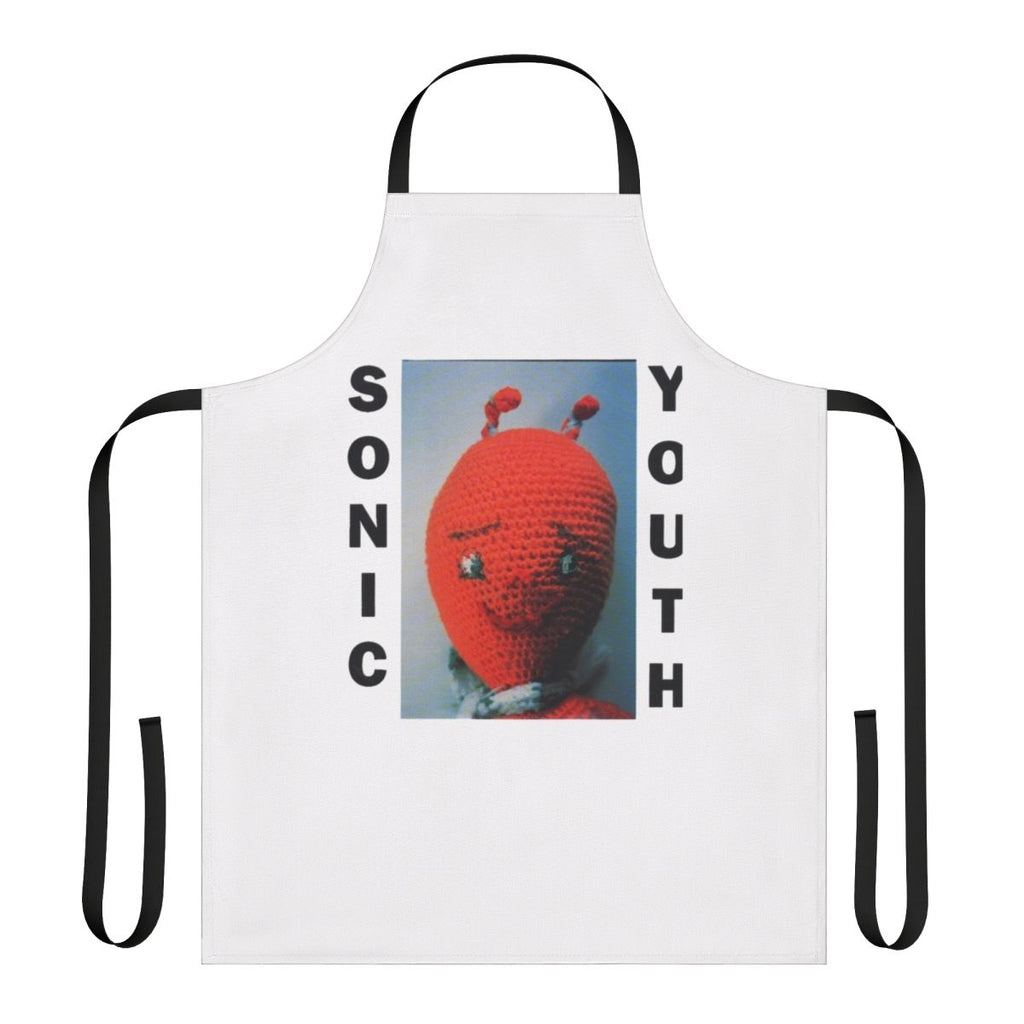 Indie alternative music apron with punk and post-punk inspired design