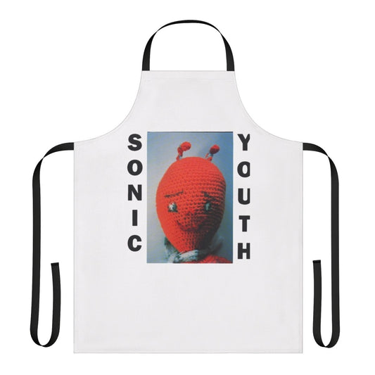 Indie alternative music apron with punk and post-punk inspired design
