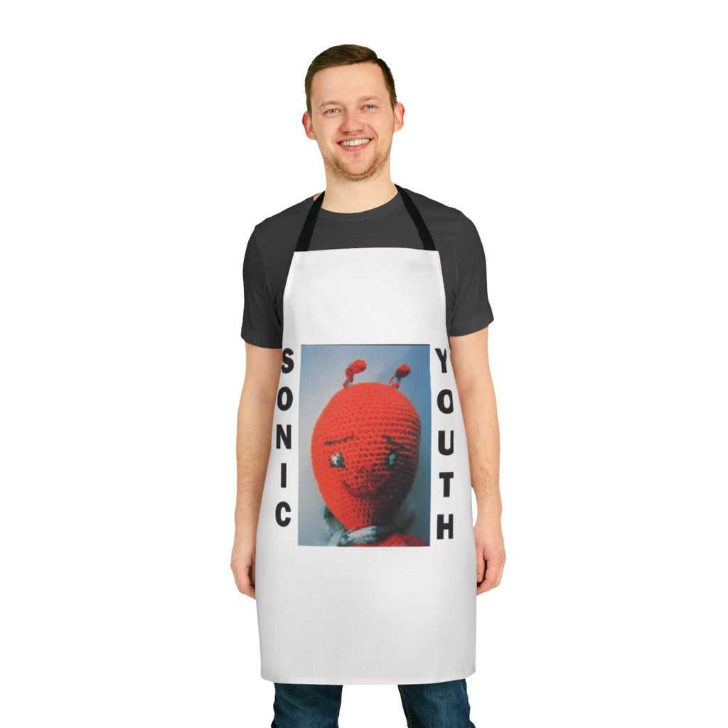 Indie alternative music apron with punk and post-punk inspired design