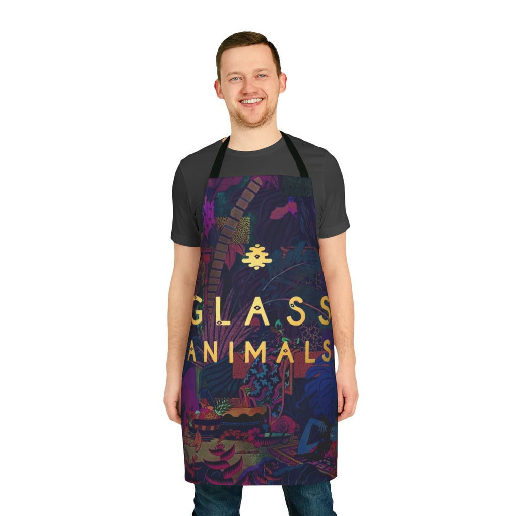 Apron with Glass Animals band logo and name