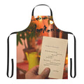 Cooking apron featuring album artwork and band name for indie folk artist Mount Eerie