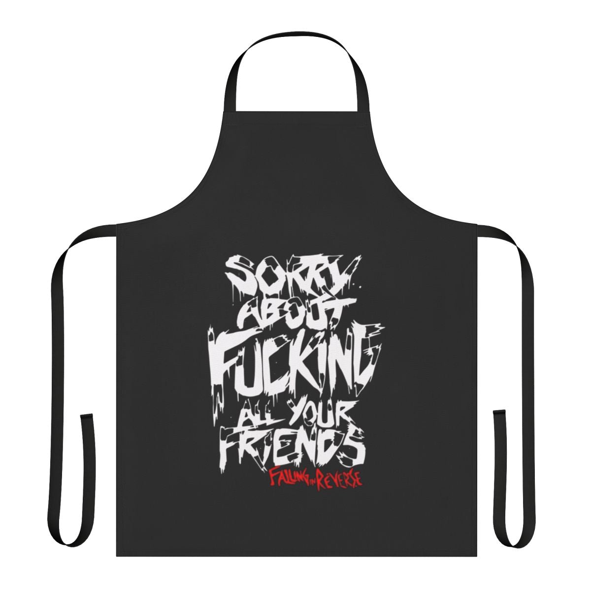 Indie folk music apron featuring Dave Matthews Band inspired design