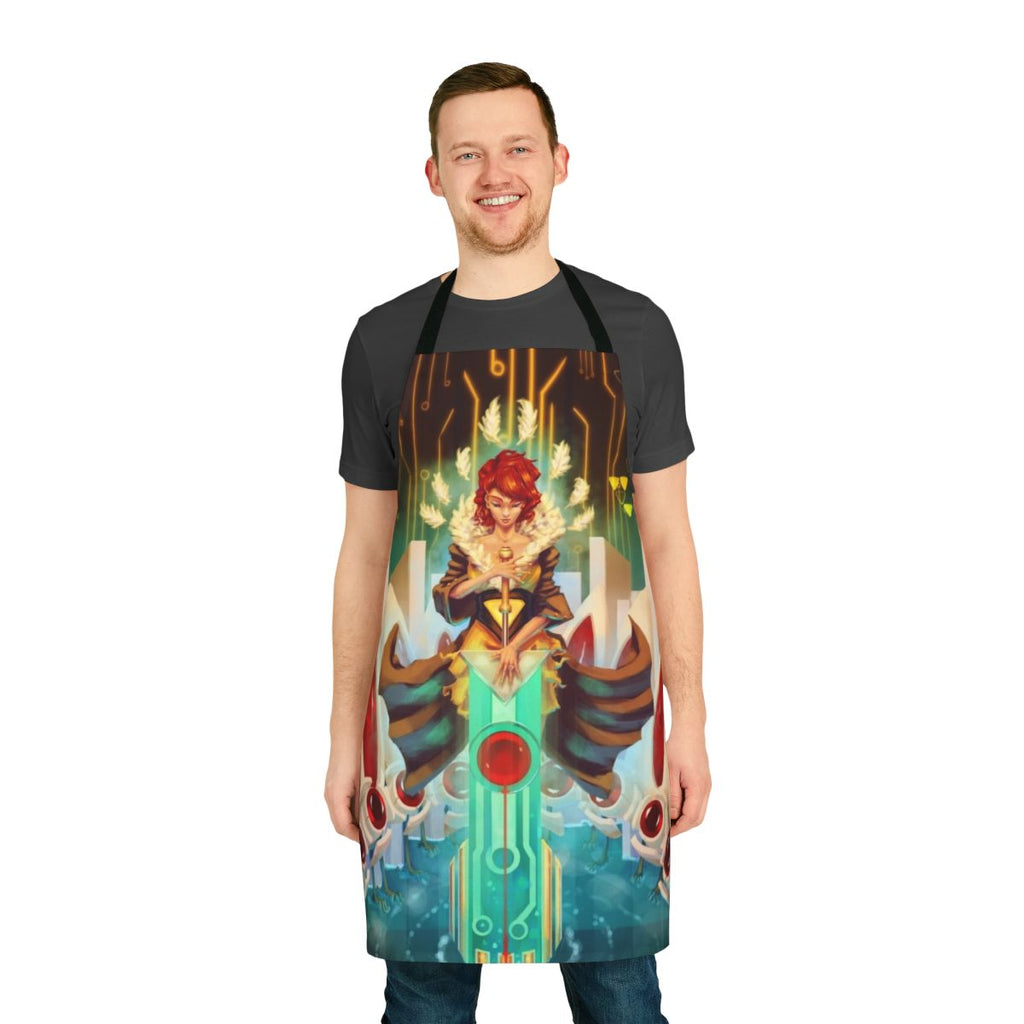 Paper boat design apron, perfect for indie gamers