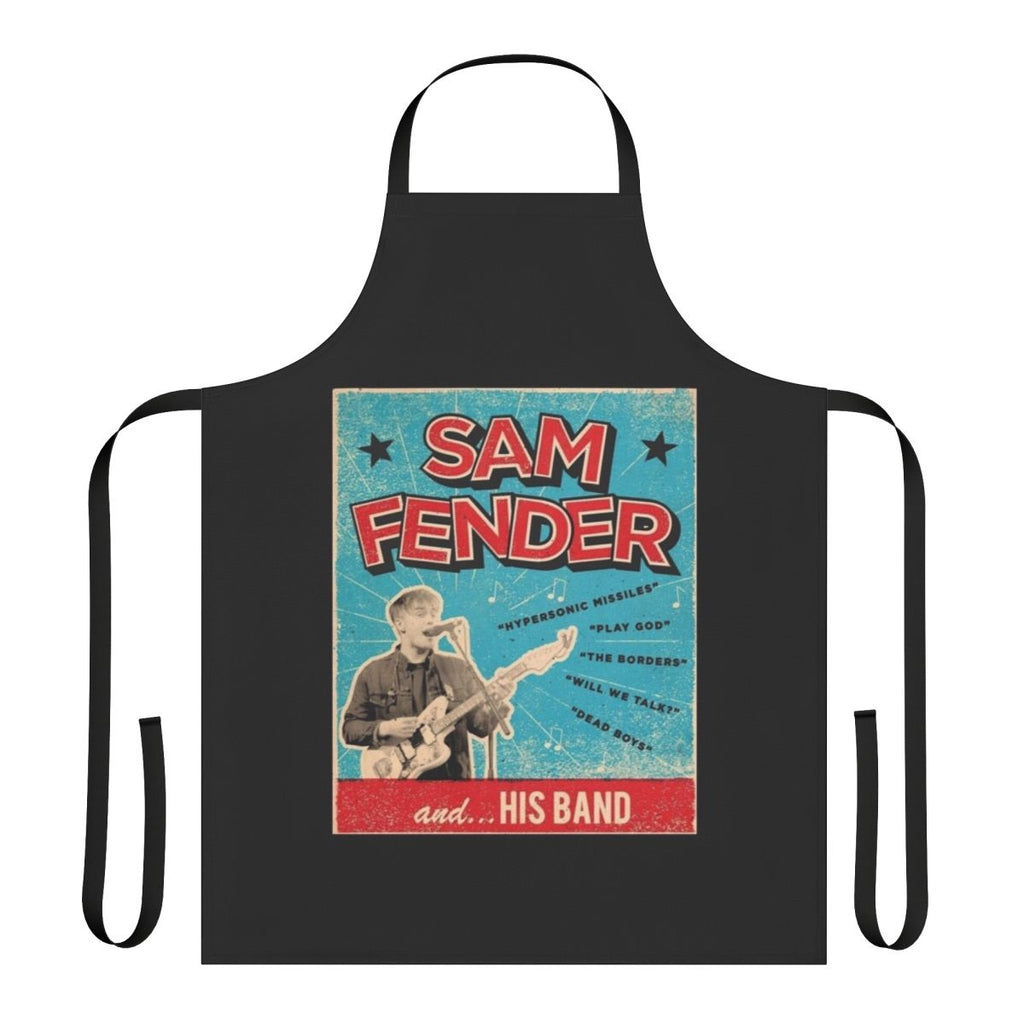 Sam Fender inspired apron for indie music fans