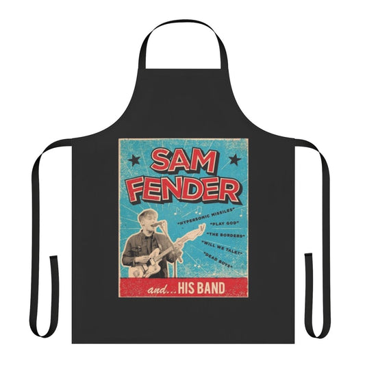 Sam Fender inspired apron for indie music fans