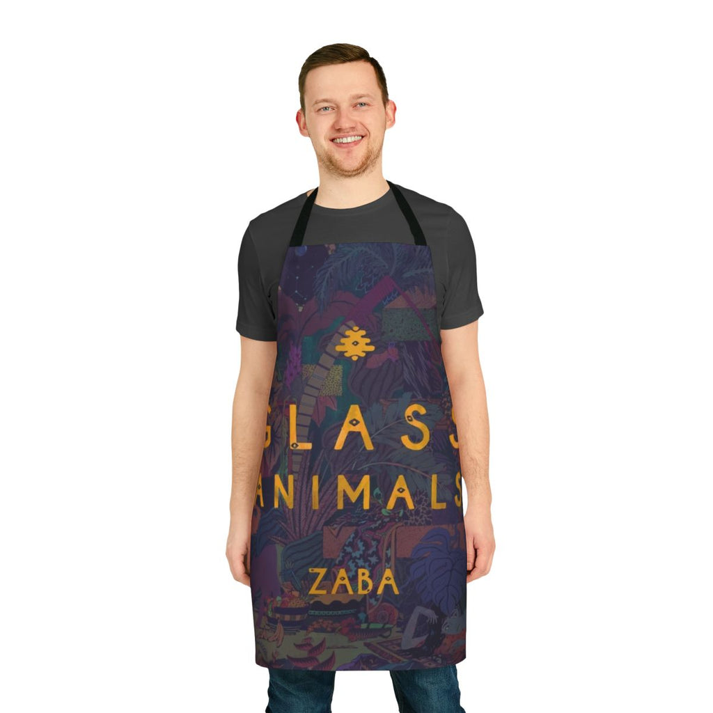 Glass Animals Zaba-inspired apron with trippy, psychedelic artwork