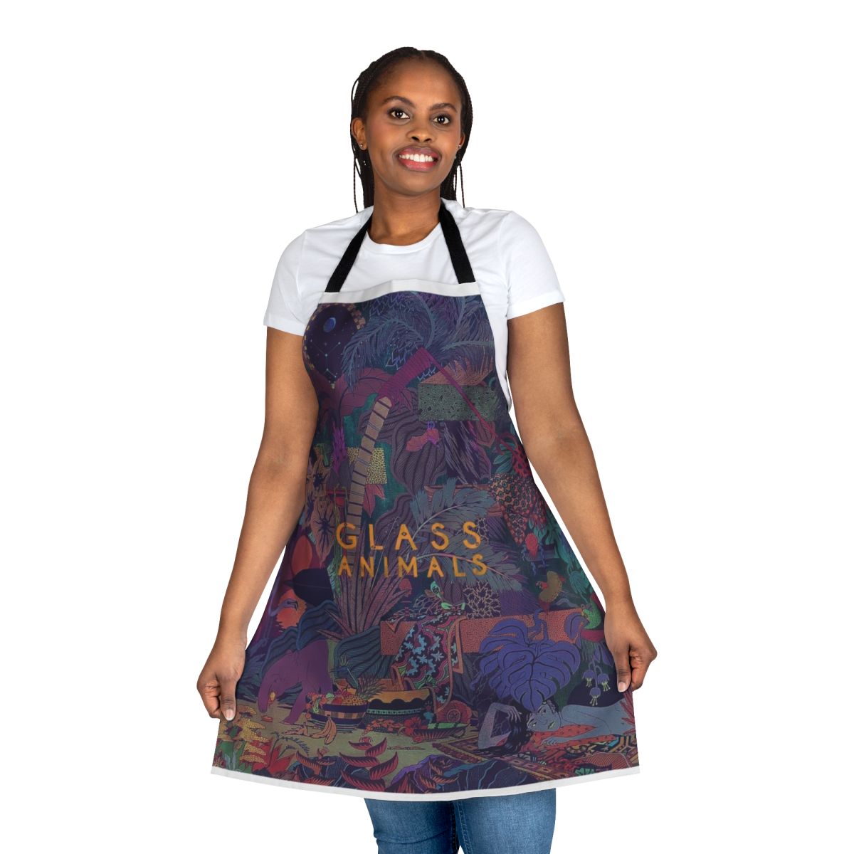 Glass Animals band inspired kitchen apron featuring the album art from their debut album Zaba