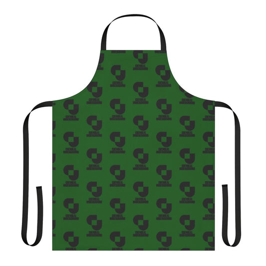 Black apron with indie music references