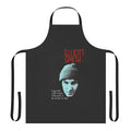 Apron featuring artistic typography and imagery inspired by the music of indie singer-songwriter Elliott Smith