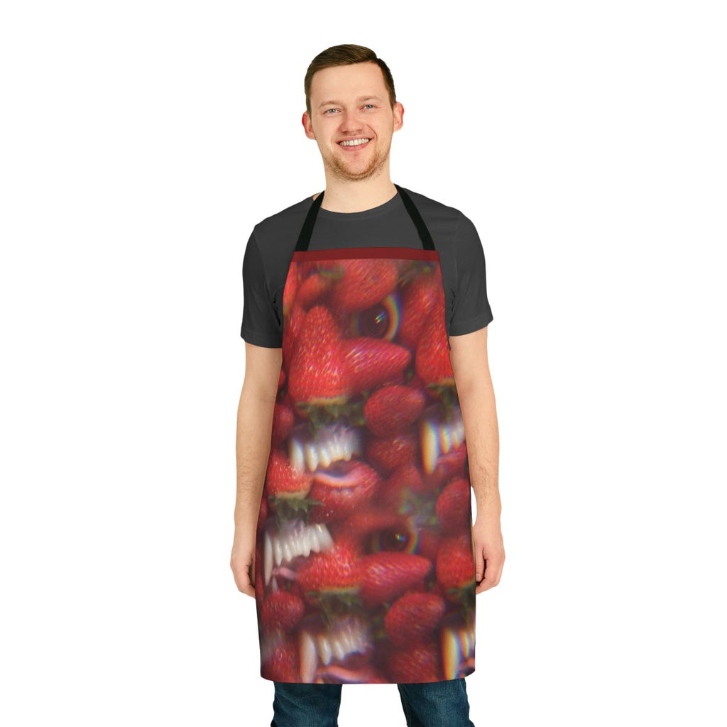 Indie rock band apron featuring the Floating Coffin album artwork by Thee Oh Sees
