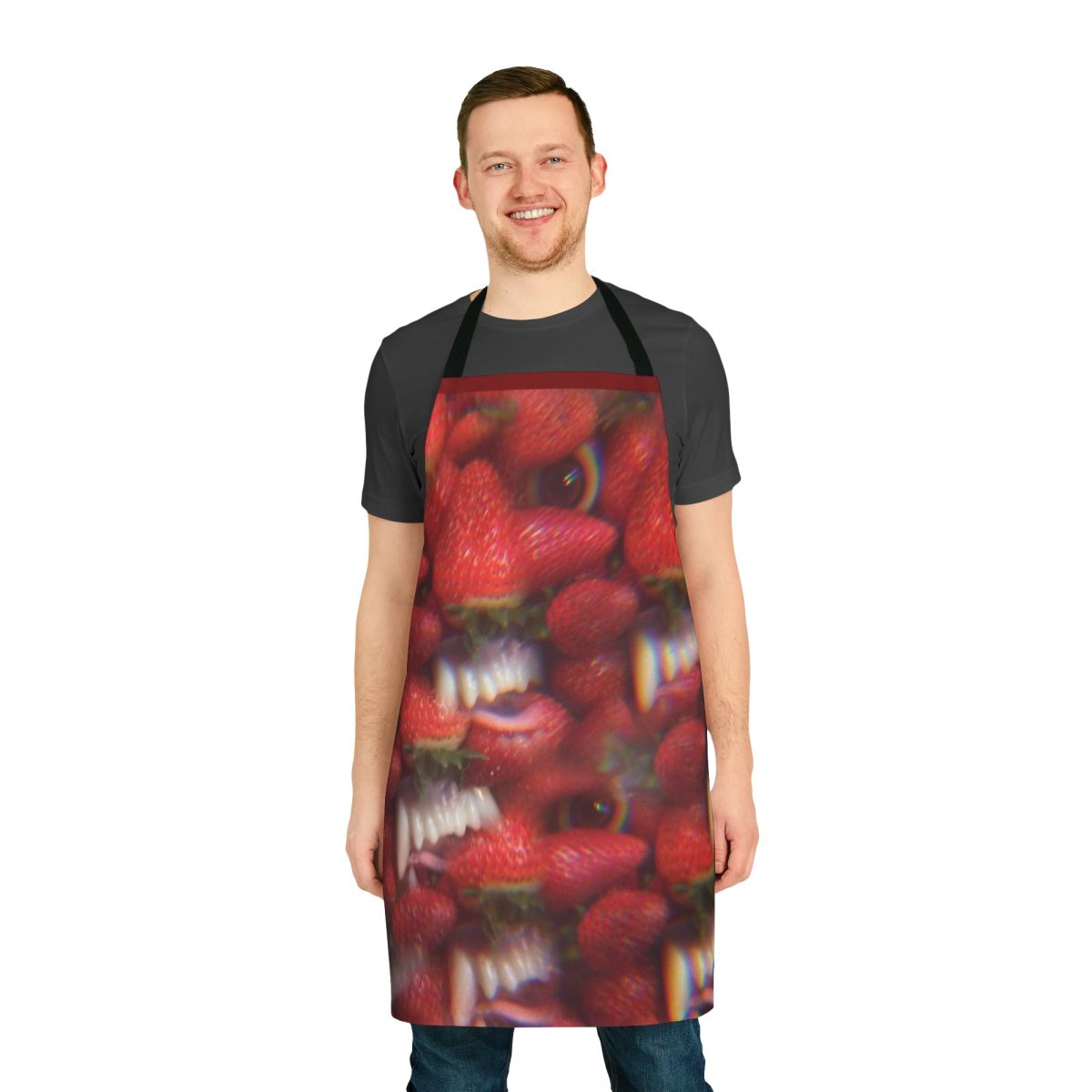 Indie rock band apron featuring the Floating Coffin album artwork by Thee Oh Sees