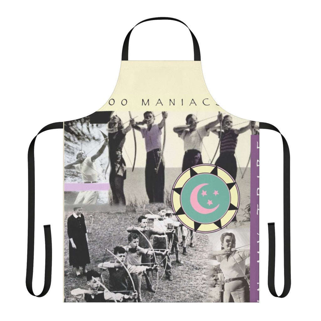 Apron featuring the logo and album artwork of the alternative rock band 10000 Maniacs and their album "In My Tribe"
