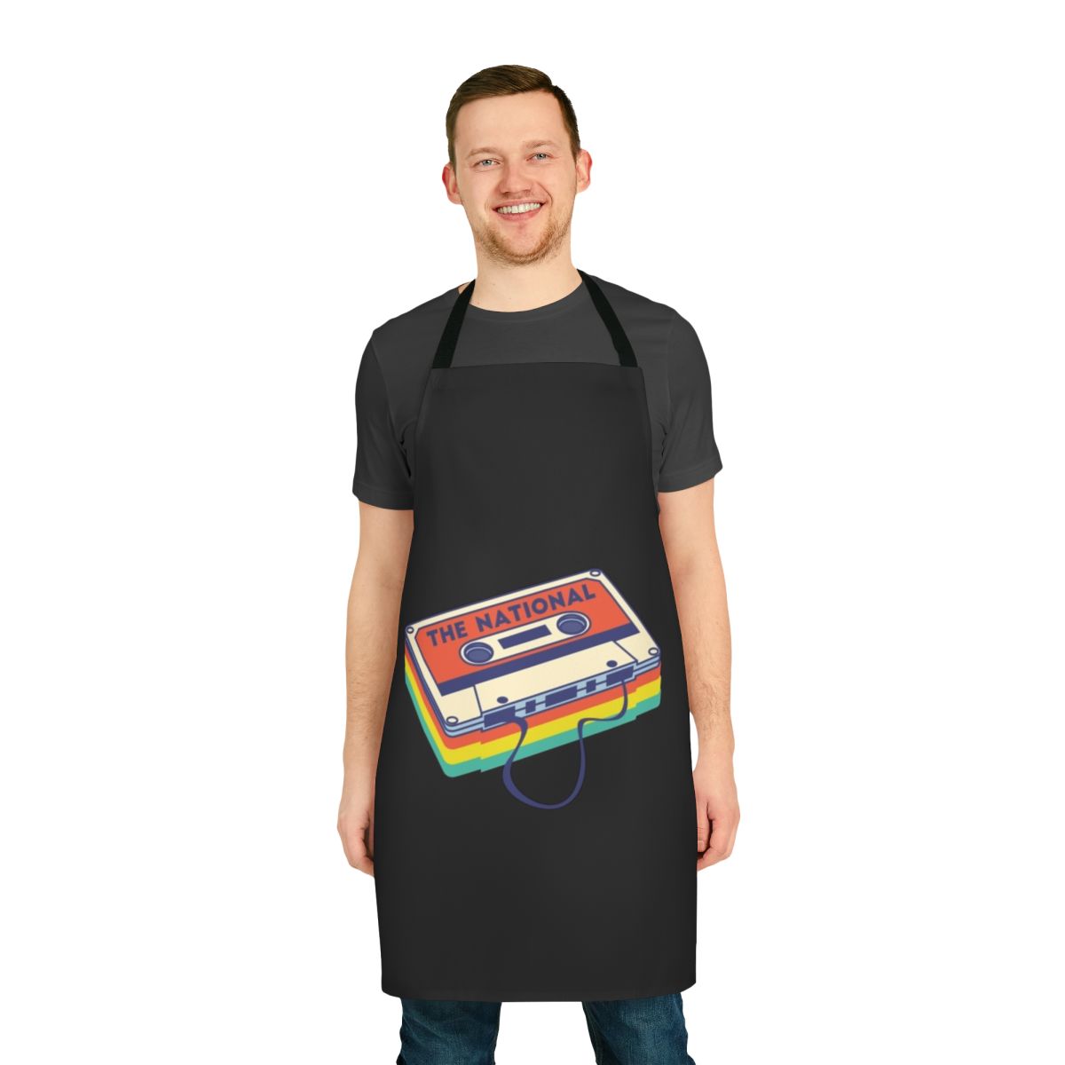 Apron featuring the iconic logo of indie rock band The National