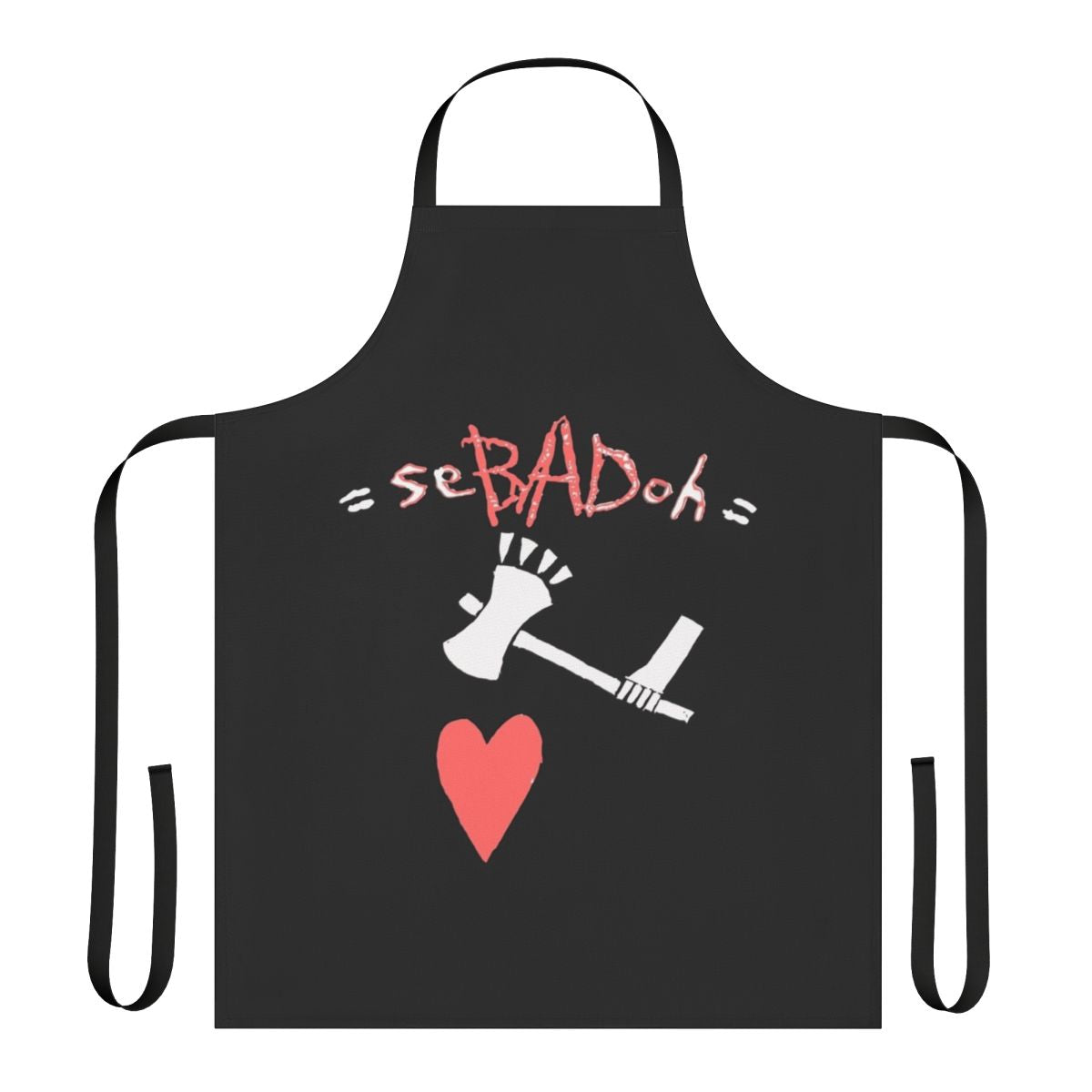 Indie rock inspired apron featuring Sebadoh band logo