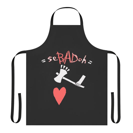 Indie rock inspired apron featuring Sebadoh band logo