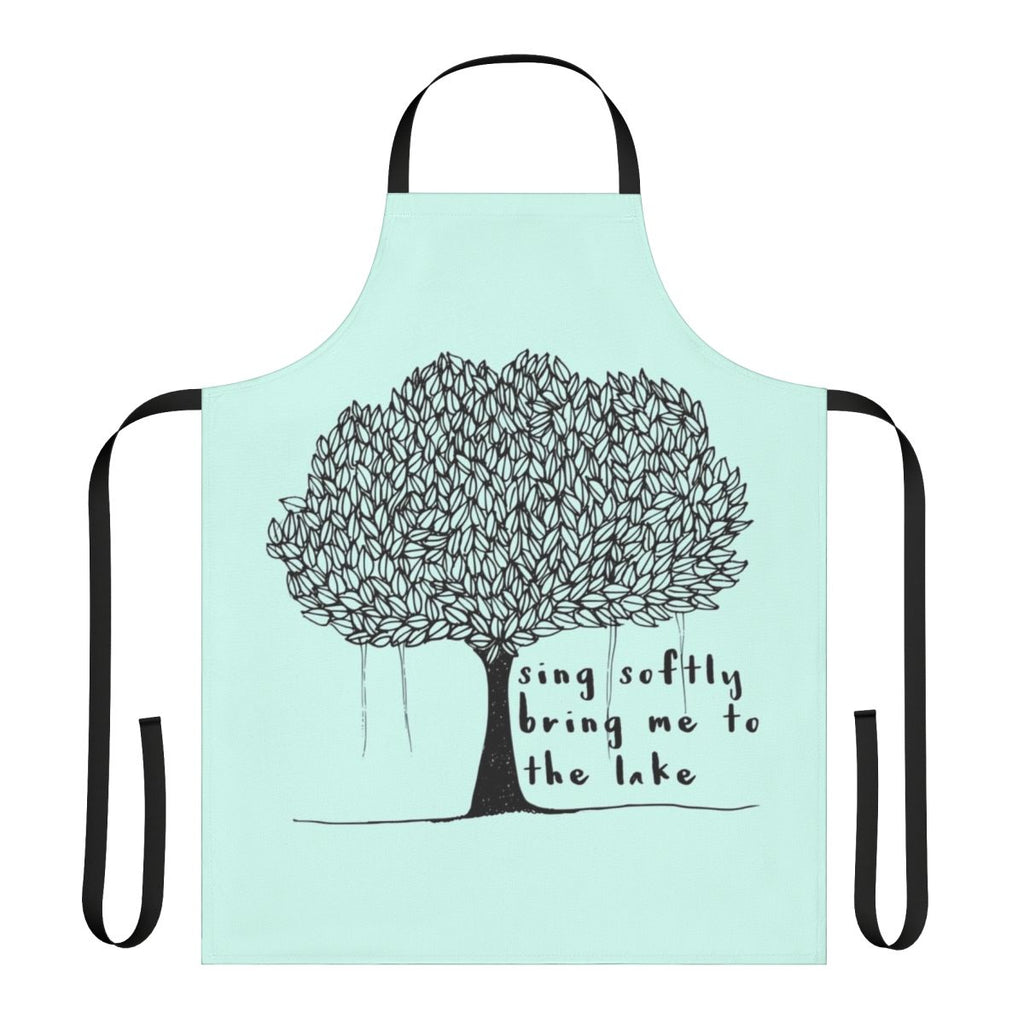 Soft pastel-colored apron featuring nature and floral motifs, perfect for The Dear Hunter fans.