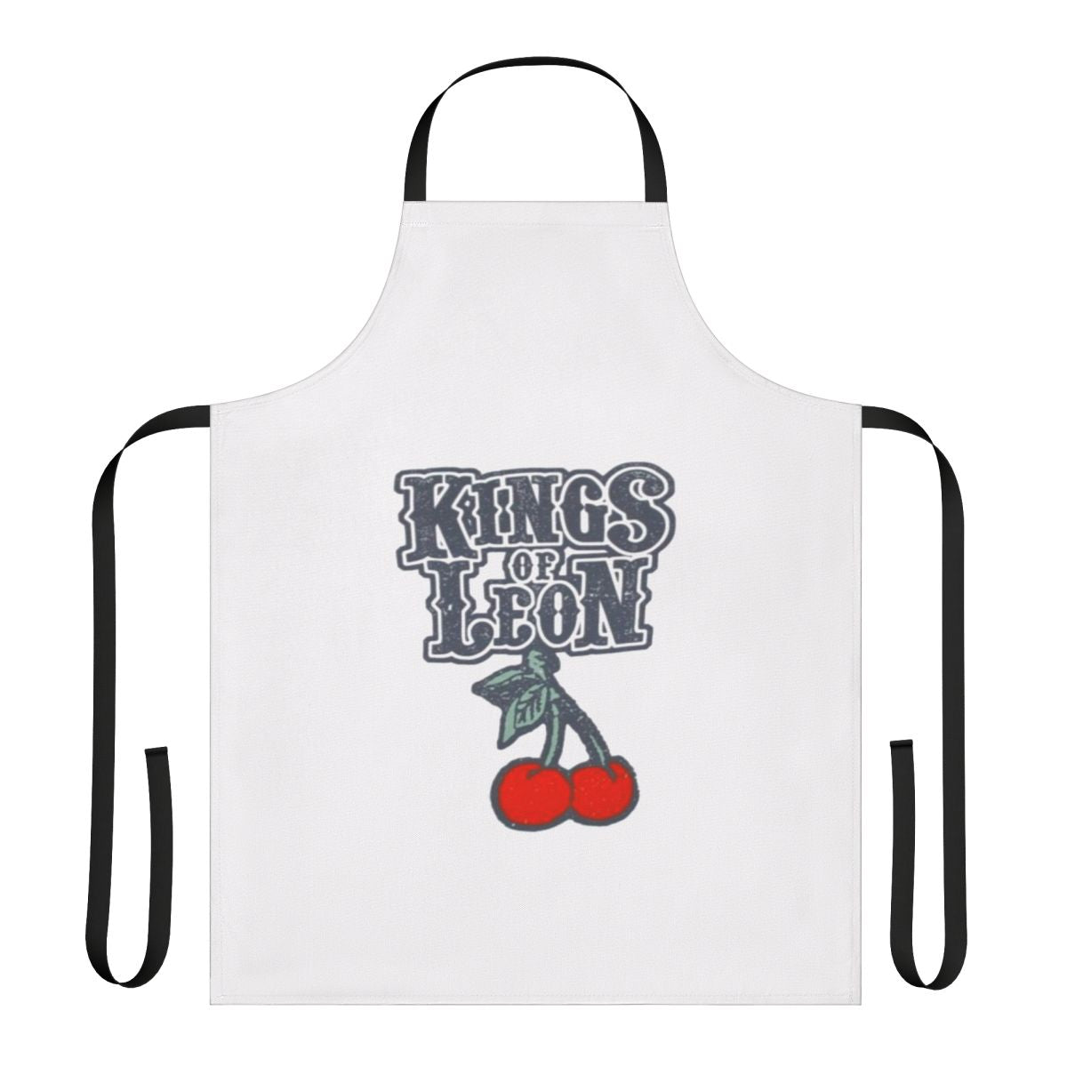 Kings of Leon inspired cooking apron with band logo and name
