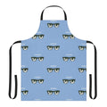 Indie rock-inspired apron featuring The Smiths-style graphics