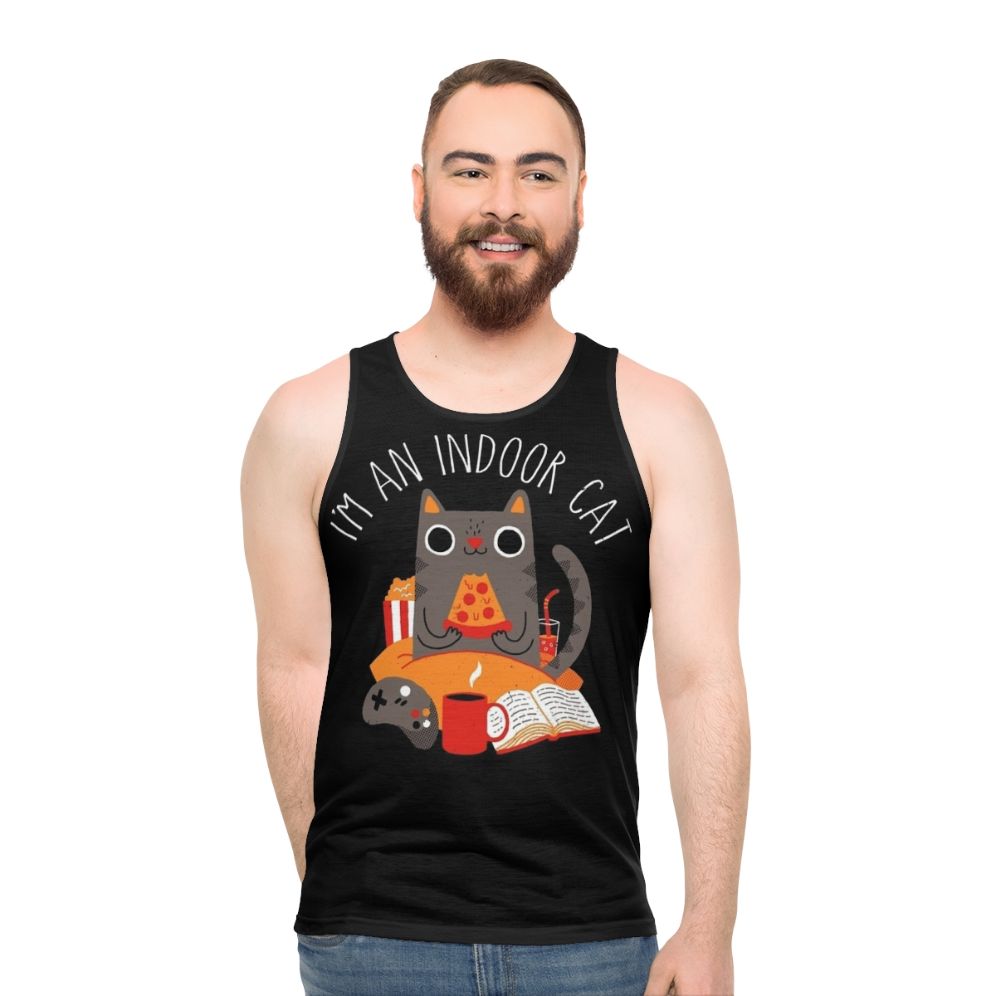 Indoor Cat Unisex Tank Top