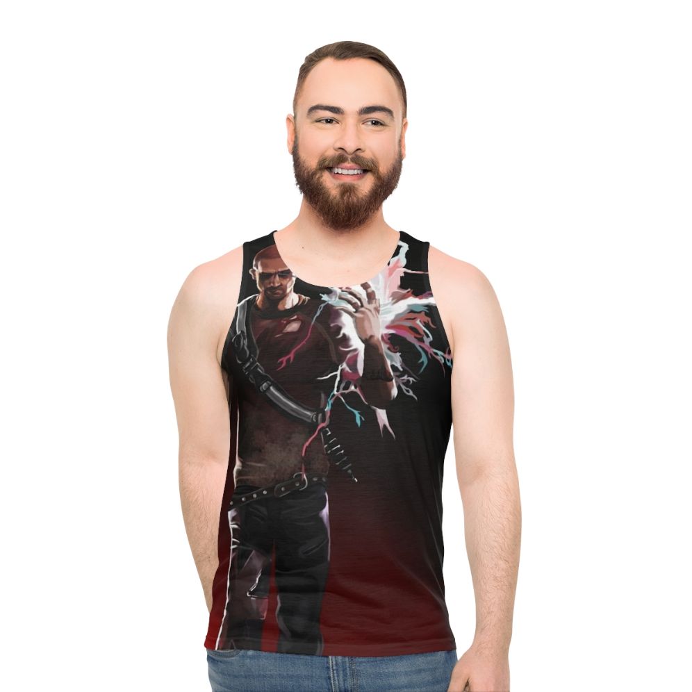 Infamous Electric Cole McGrath Unisex Tank Top
