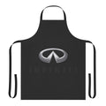 Infiniti car design sticker printed on a high-quality apron