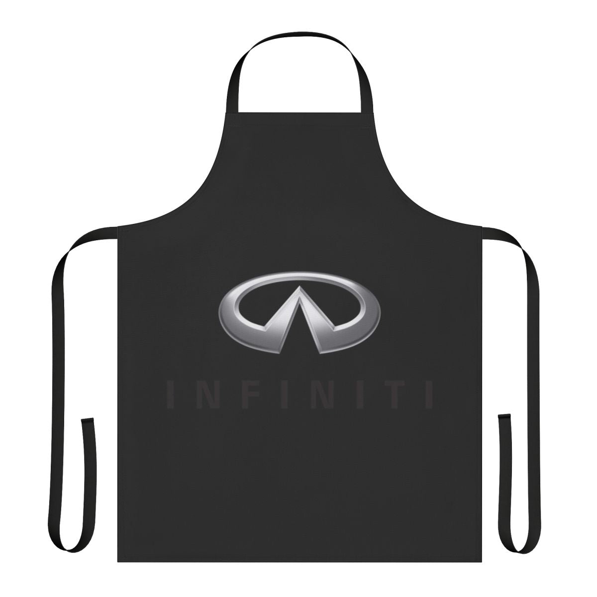 Infiniti car design sticker printed on a high-quality apron