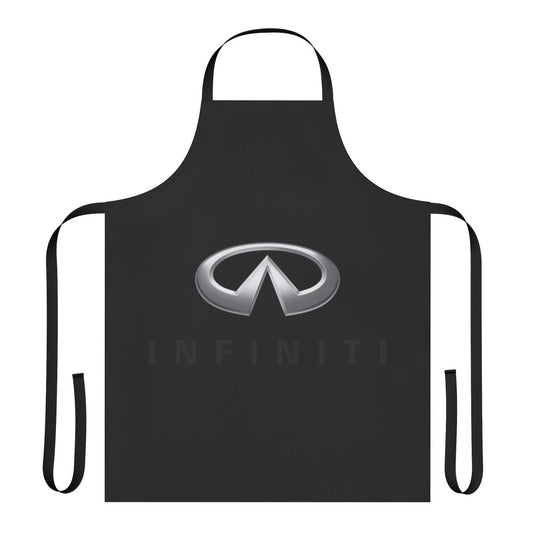 Infiniti car design sticker printed on a high-quality apron
