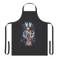 Whimsical infinity train-inspired fantasy apron featuring characters and scenery from the animated series