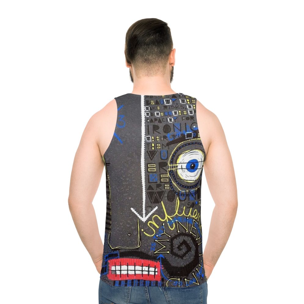 Influence Unisex Tank Top Featuring Abstract Artwork