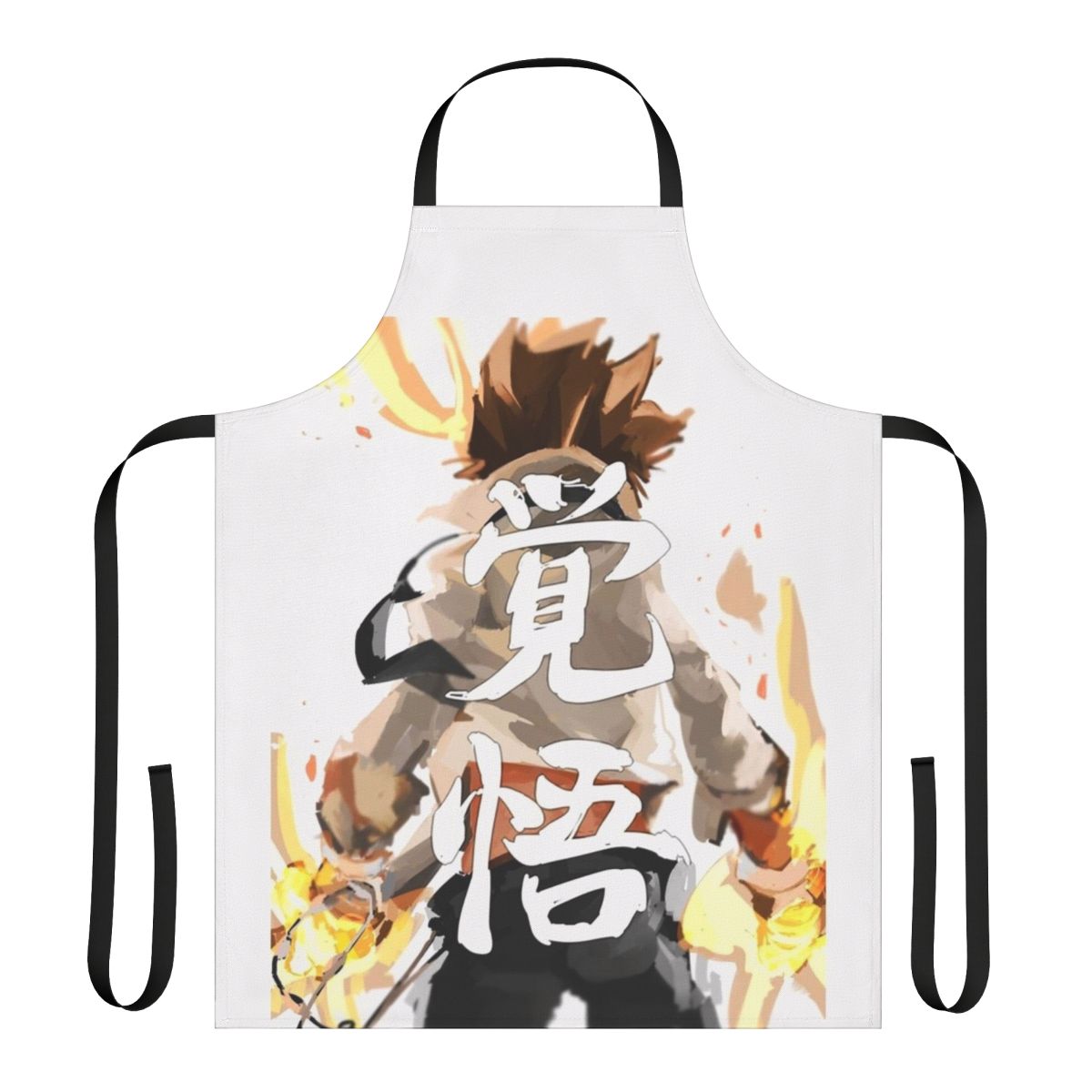 An apron inspired by the inheritance and legal themes in the anime/manga Katekyo Hitman Reborn, featuring characters Tsuna Sawada and Tsunayoshi Sawada.