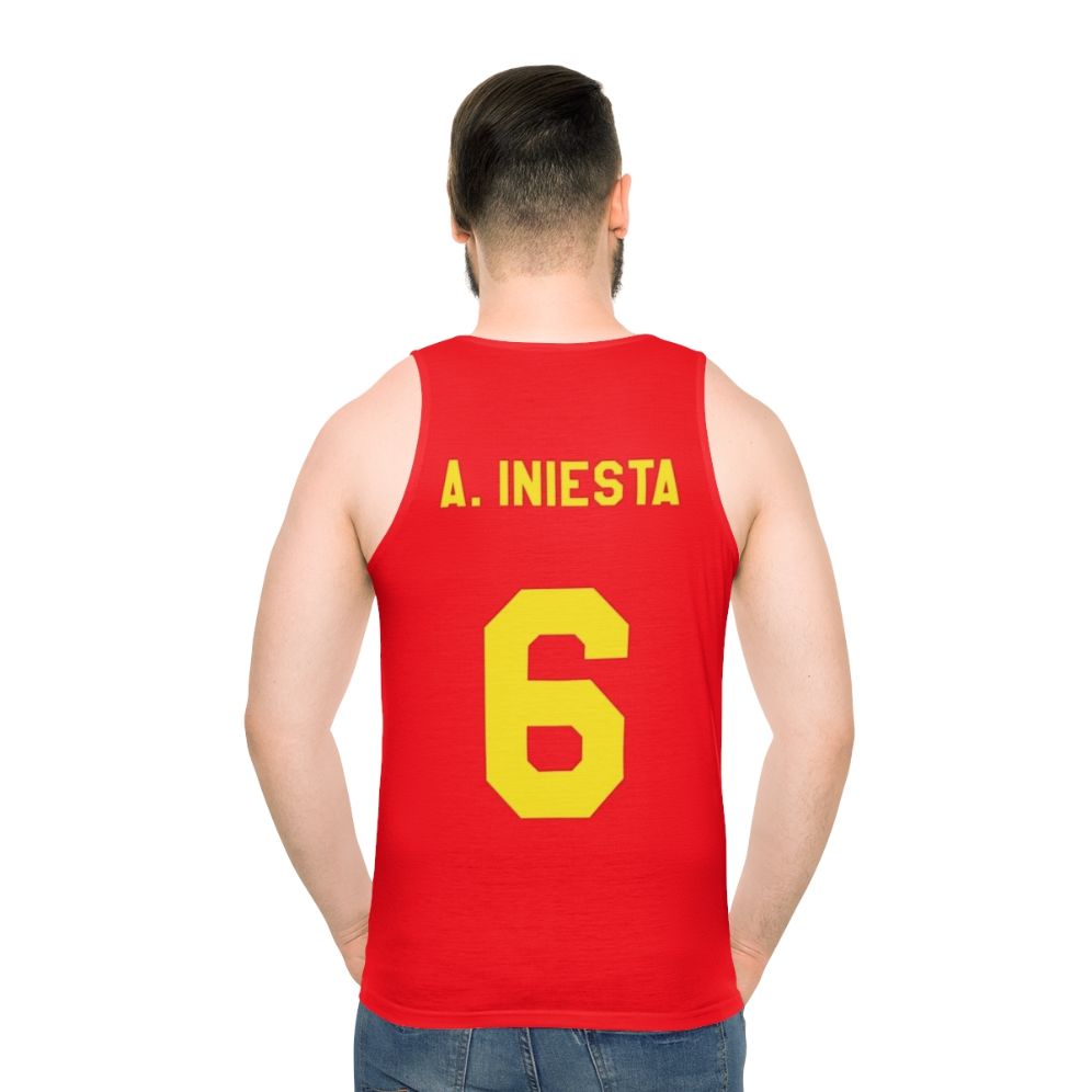 Iniesta Spain National Team Jersey Tank Top