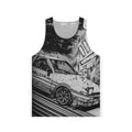 Initial D Ae86 drifting unisex tank top