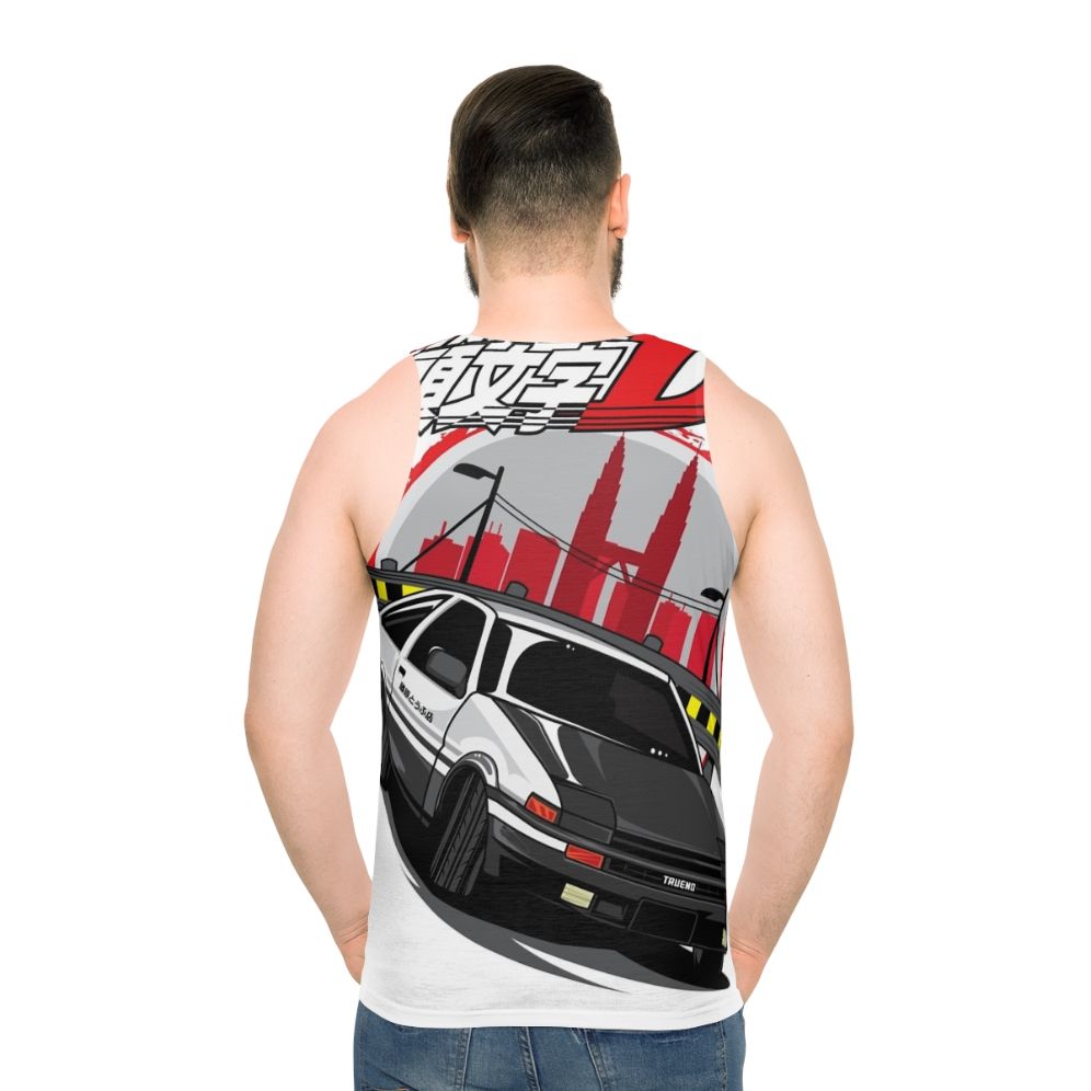 Initial D Unisex Racing Car Graphic Tank Top