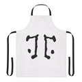 Rorschach-inspired inkblot pattern apron