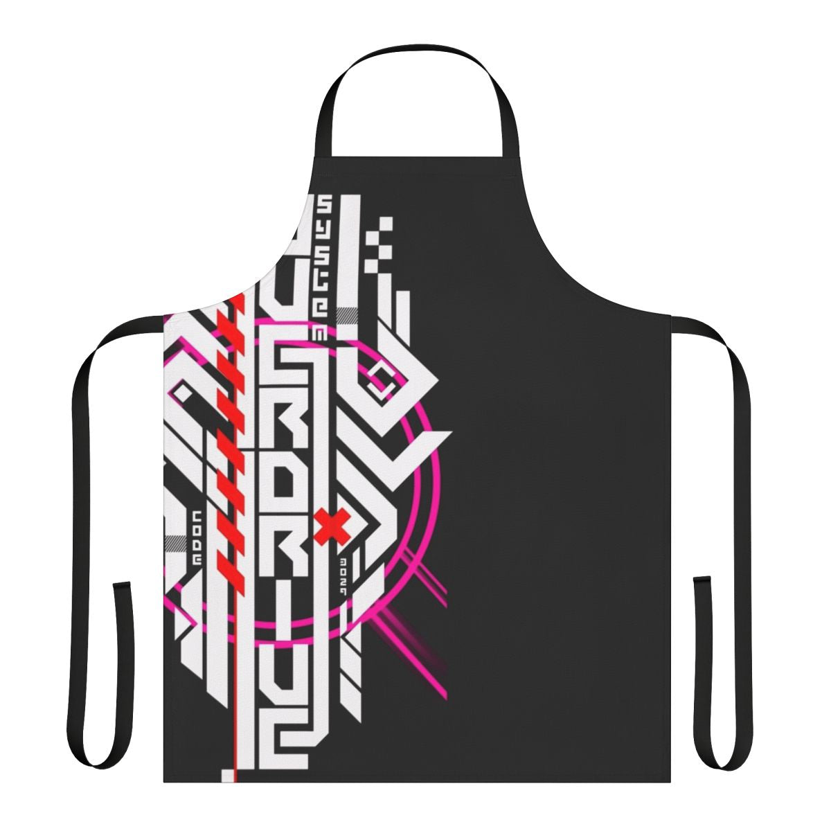 Stylish and protective futuristic apron with cyberpunk design