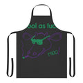 Inspiral Carpets-inspired apron with vintage 90s alternative music style