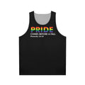 Inspirational Christian Pride Tank Top with Proverbs 16:18 Bible Verse