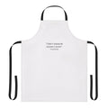 A high-quality apron featuring the inspirational quote "I Don't Wanna Be Anyone's Secret" from the hit Netflix series Young Royals.