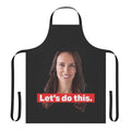 Apron featuring a design inspired by New Zealand Prime Minister Jacinda Ardern