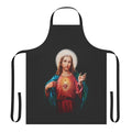 Stylish religious apron featuring a beautiful depiction of Jesus Christ, the Savior