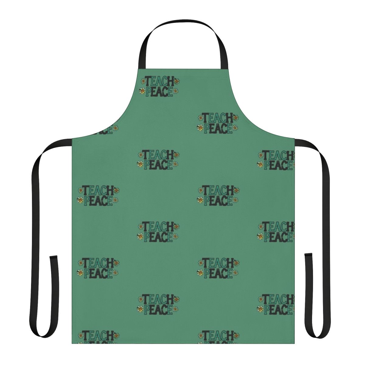 Teach Peace Apron with Vintage Design for Educators