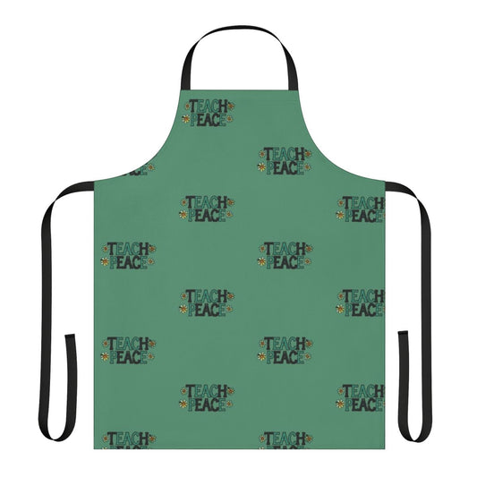 Teach Peace Apron with Vintage Design for Educators